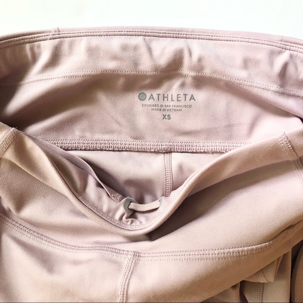 Athleta Run Free 7/8 Legging Light Pink XS - Picture 6 of 7